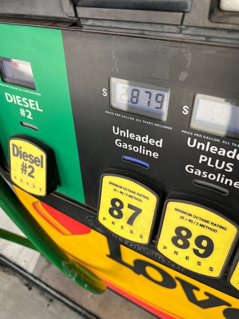Gas finally under $3 a gallon