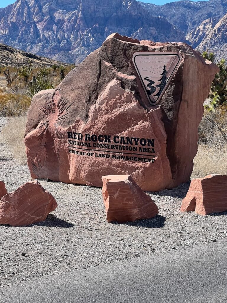 Red Rock Canyon sign