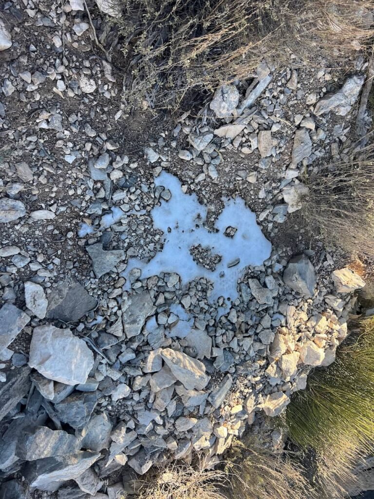 Still some snow on the ground