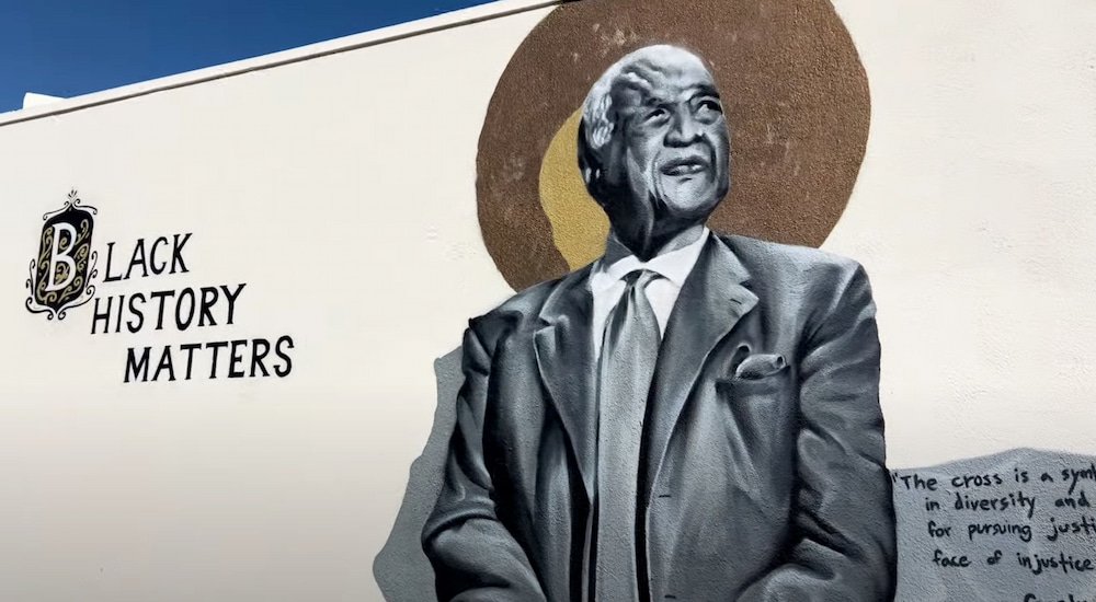 Black history mural