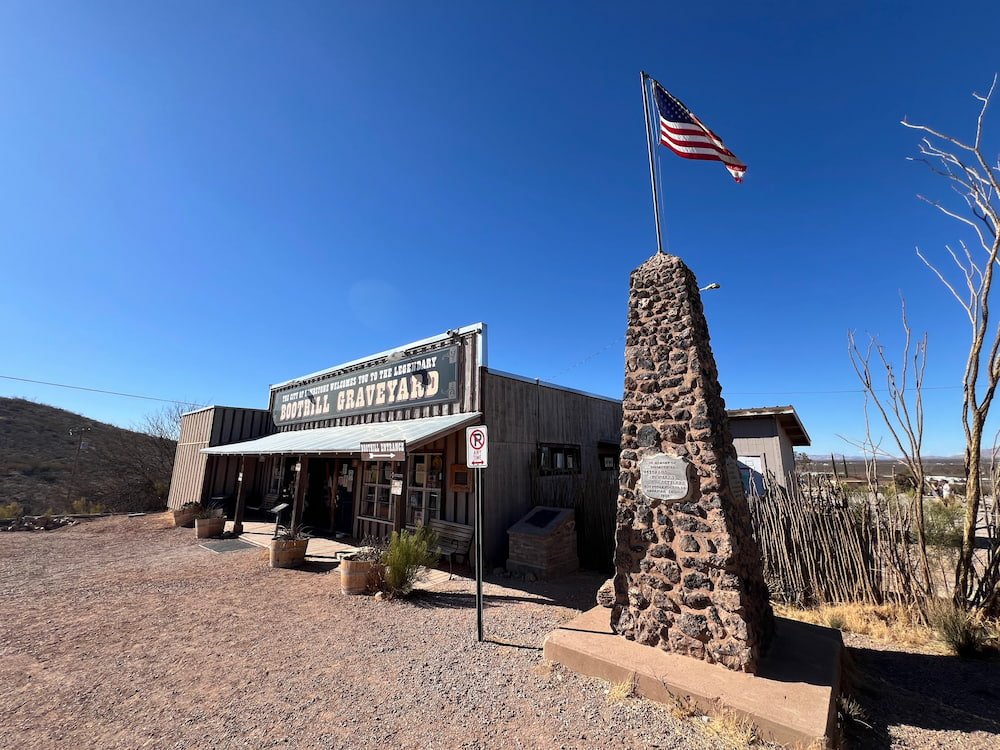 Boothill Graveyard monument