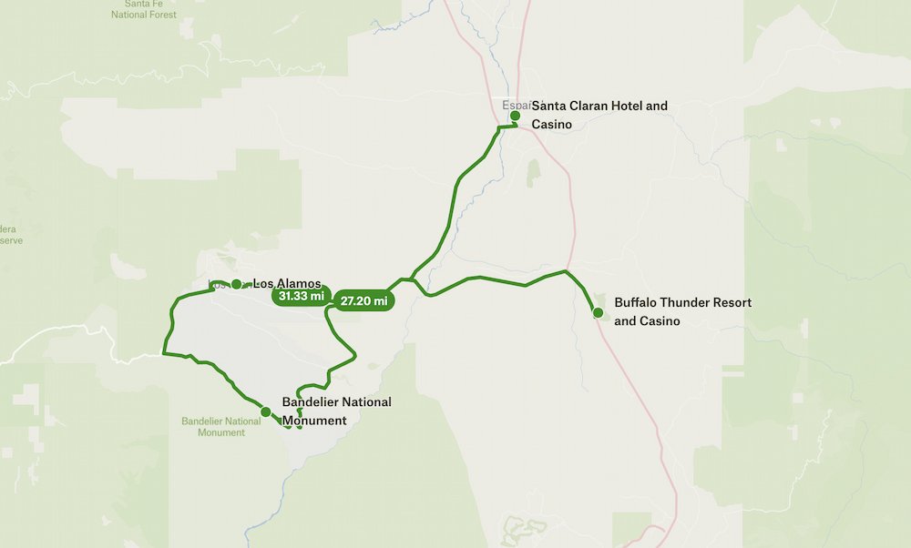 Camel Rock to Espanola