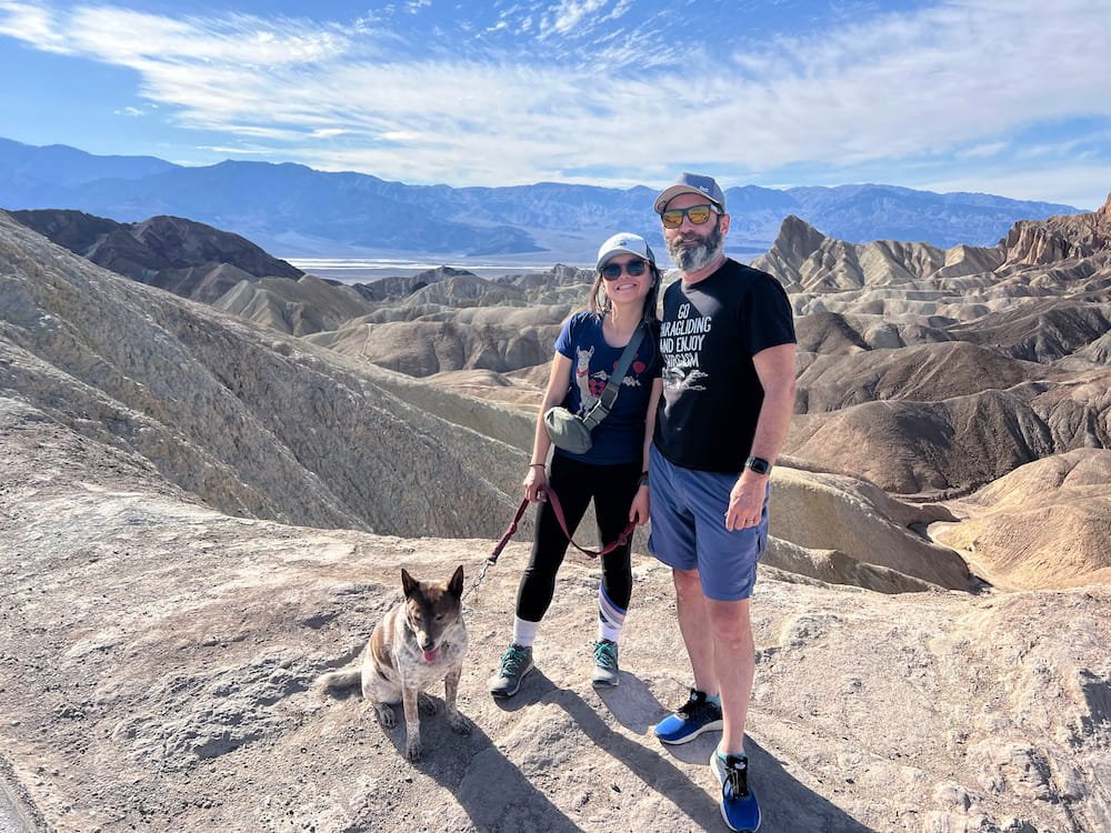 Family pic at Zabriskie Point
