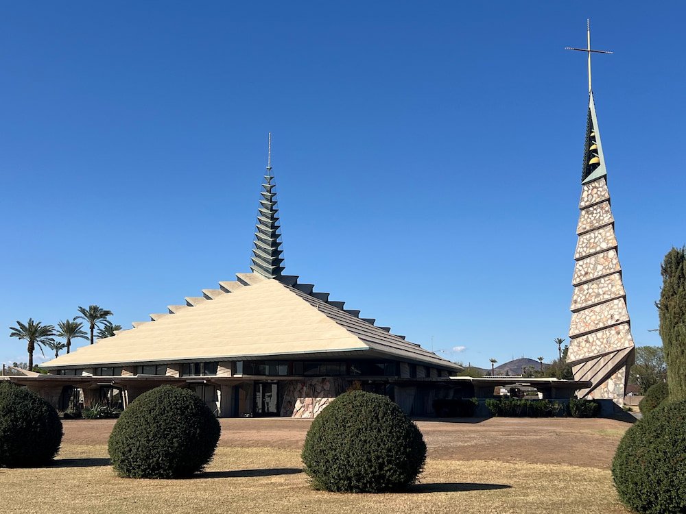 First Christian Church by Frank Lloyd Wright