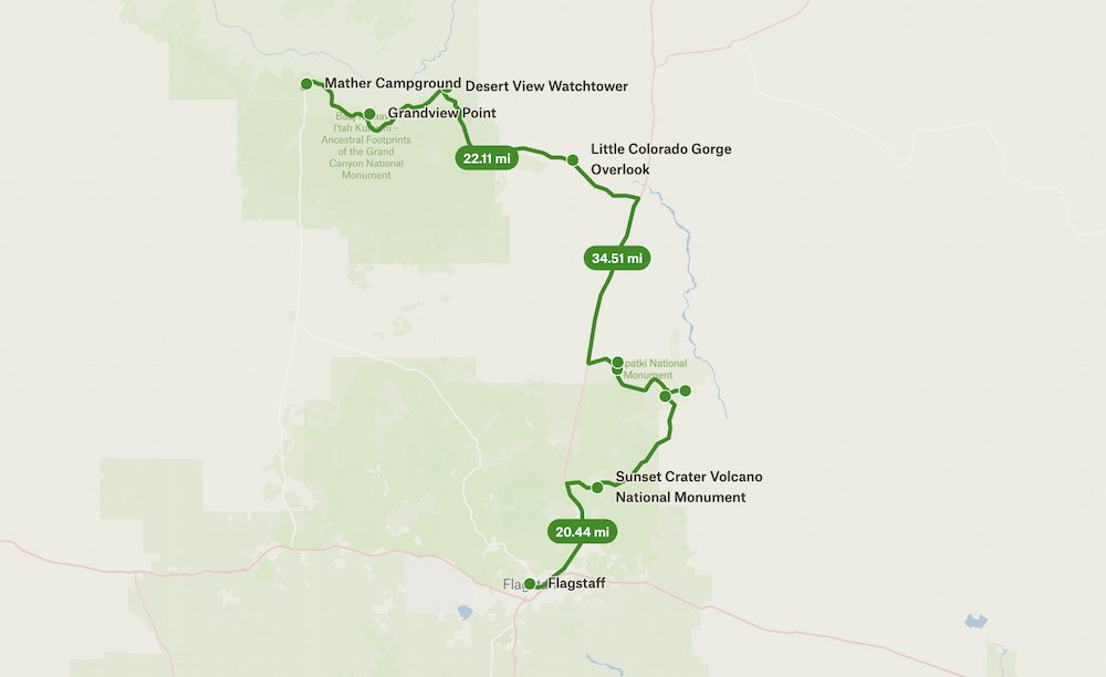 Flagstaff to the Grand Canyon