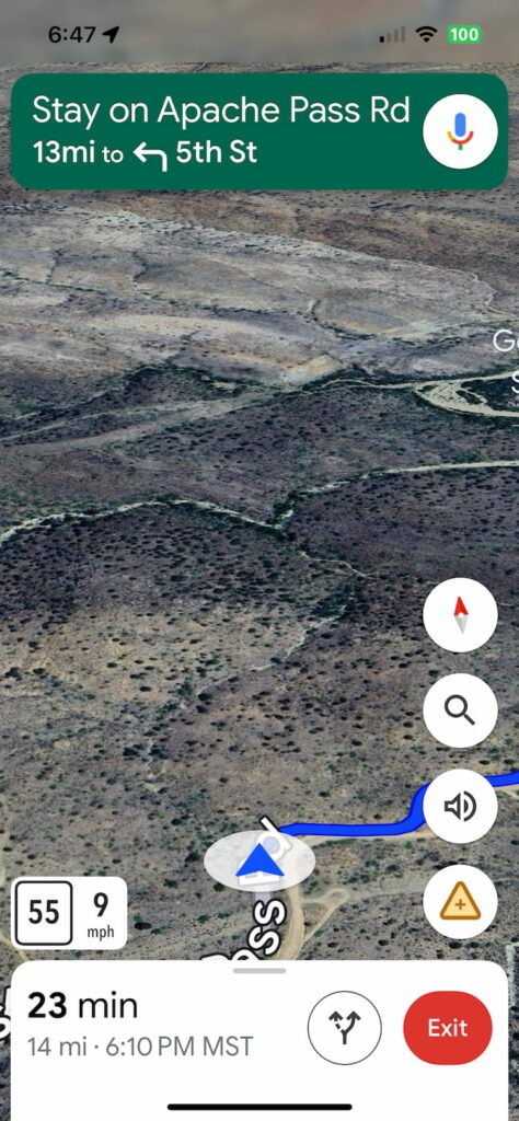 Google maps cannot be trusted at times