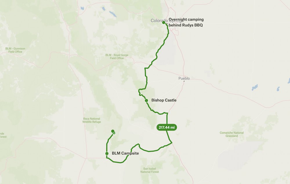 Great Sand Dunes to Colorado Springs