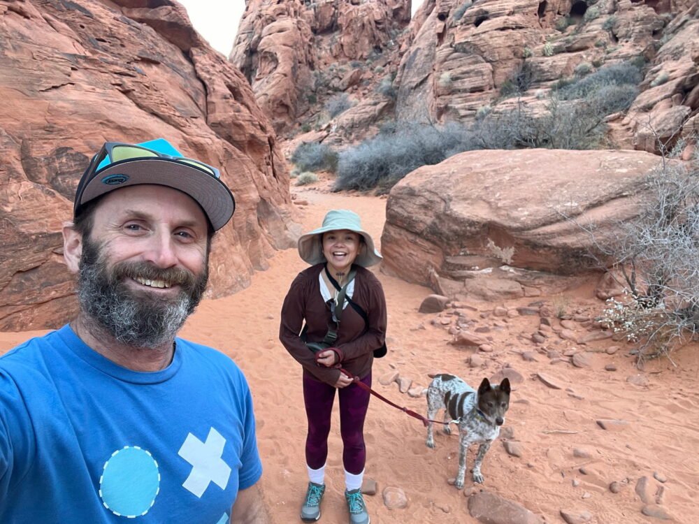 Hiking in the Valley of Fire