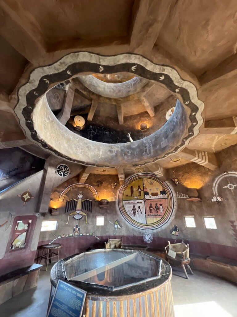 Inside the watchtower
