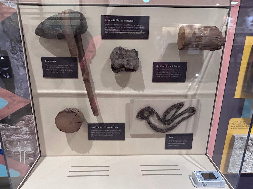 One of the displays in the visitors center