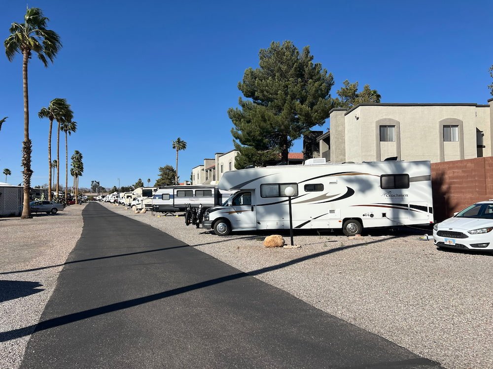 Our spot at the RV park