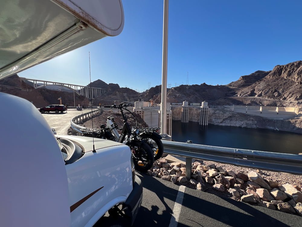 Parked at Hoover Dam