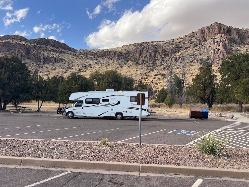 Parked at the overflow parking