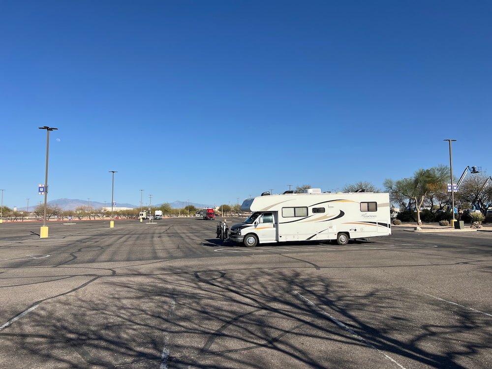 Parked in another casino parking lot