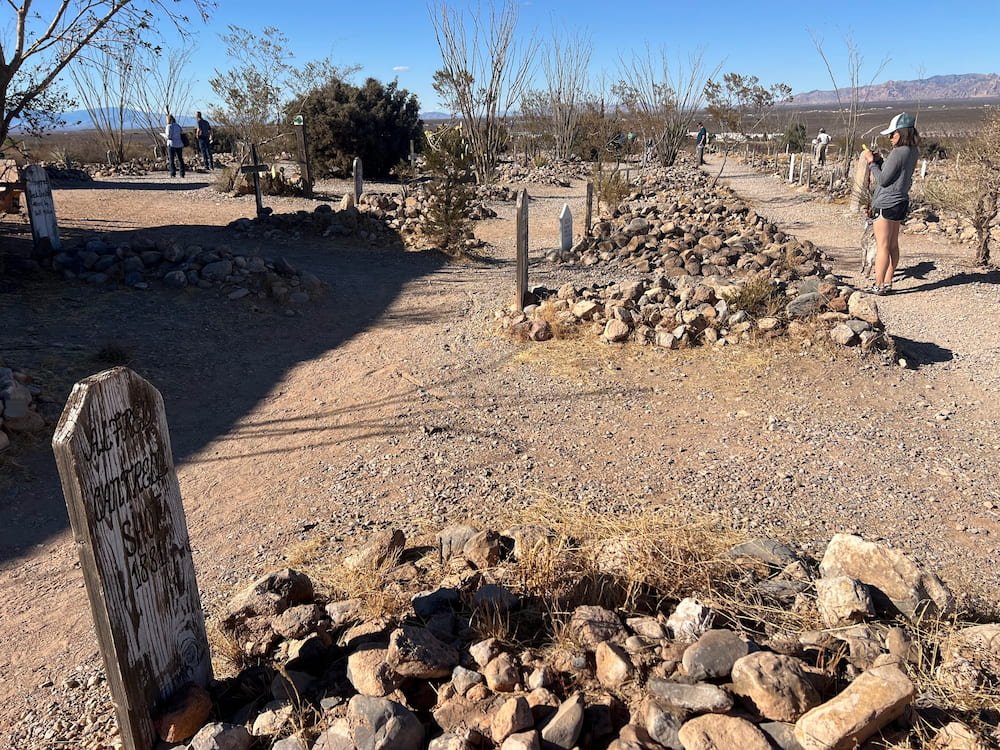 Some of the graves