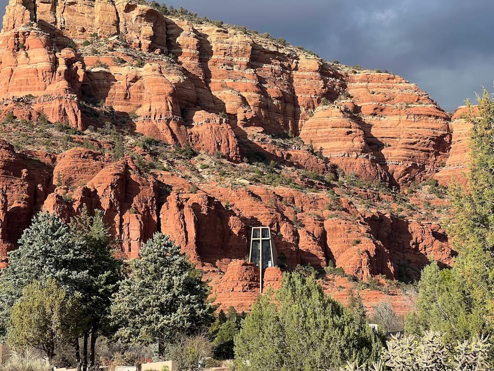 The Chapel blending into the rocks
