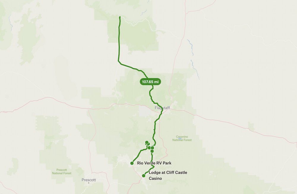 The Grand Canyon to Camp Verde