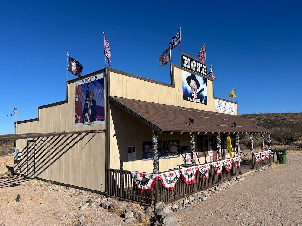 The Trump store in Tombstone