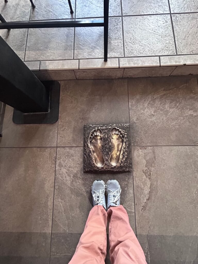 The feet to stand on