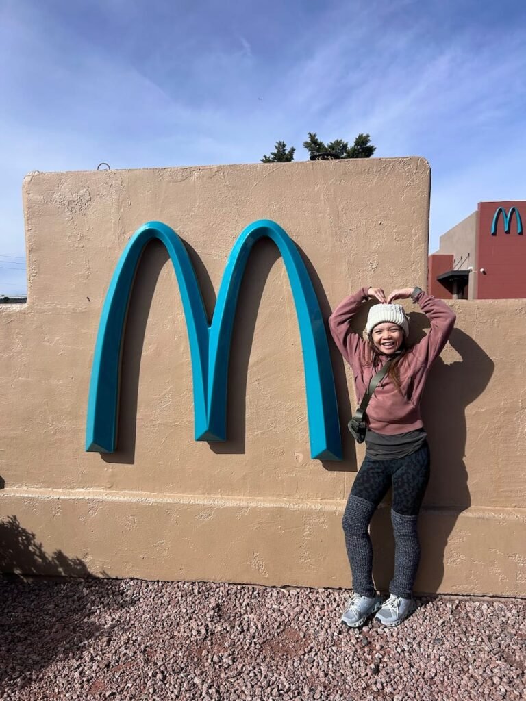 The teal arches
