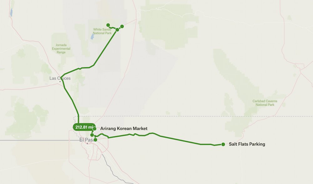 White Sands to Salt Flats
