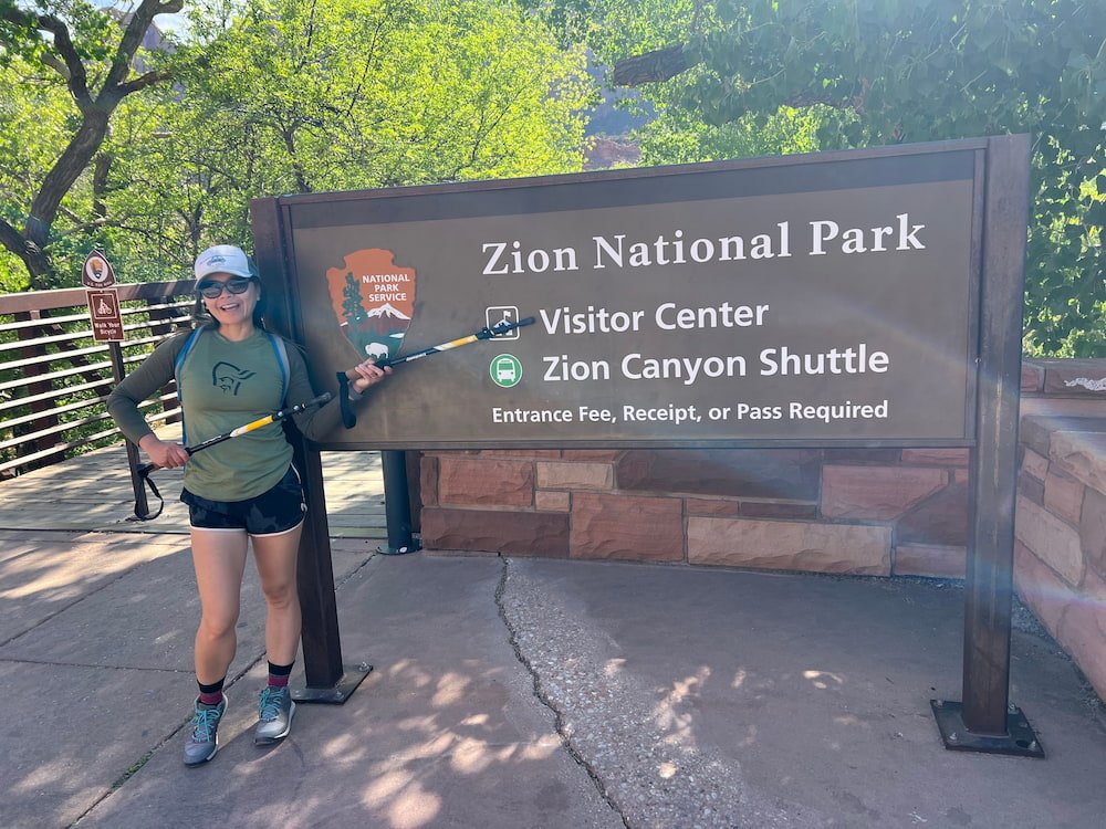 Entering Zion National Park