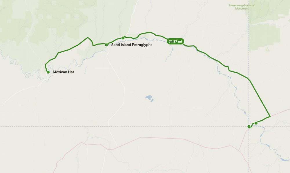Four Corners to Mexican Hat