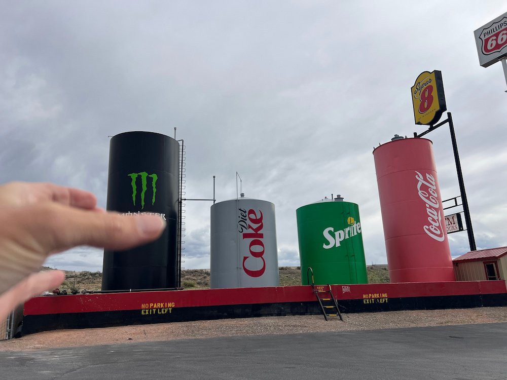 Giant Soda Cans
