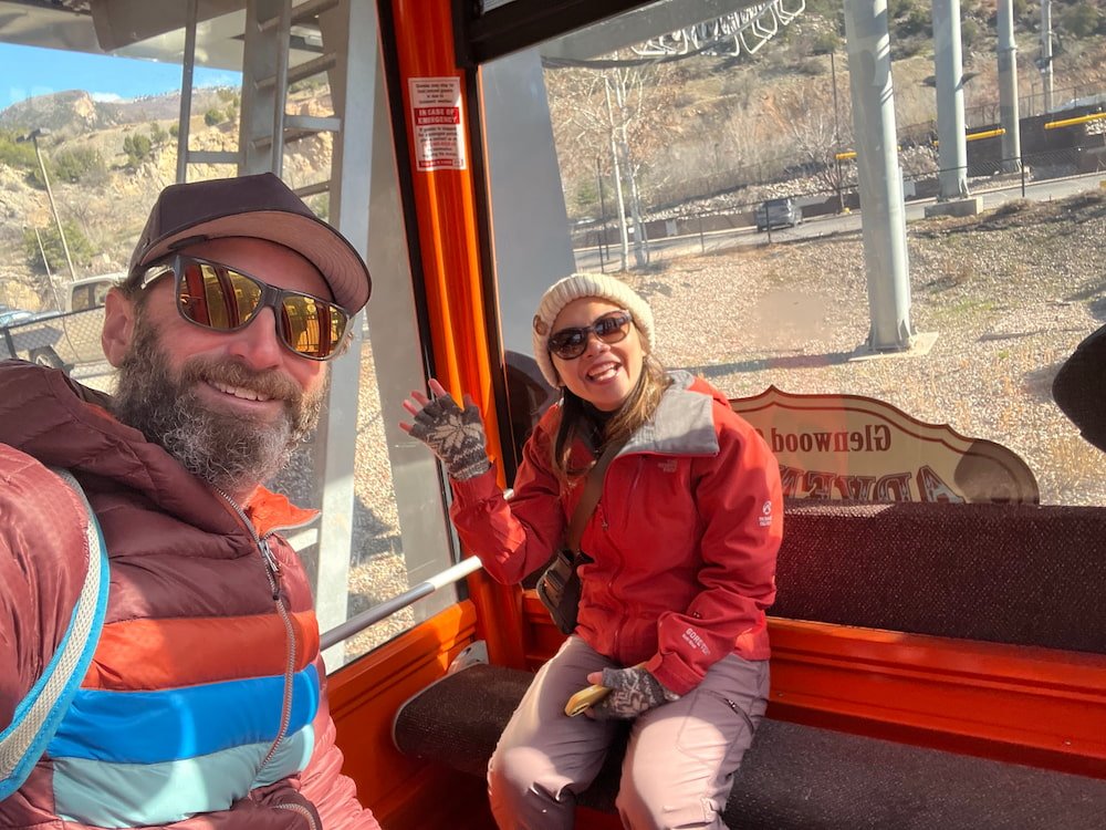 Gondola ride to ourselves