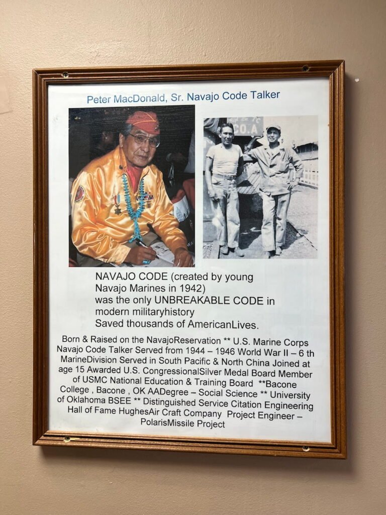 Memorial inside the Burger King
