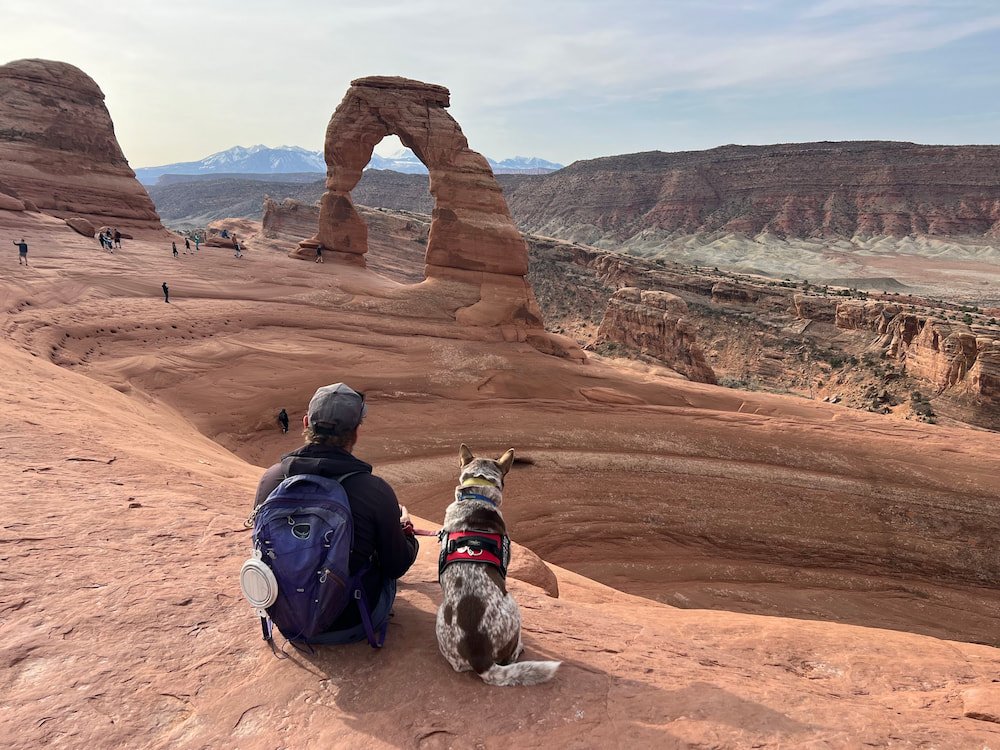 Michael and Sheila taking in the view