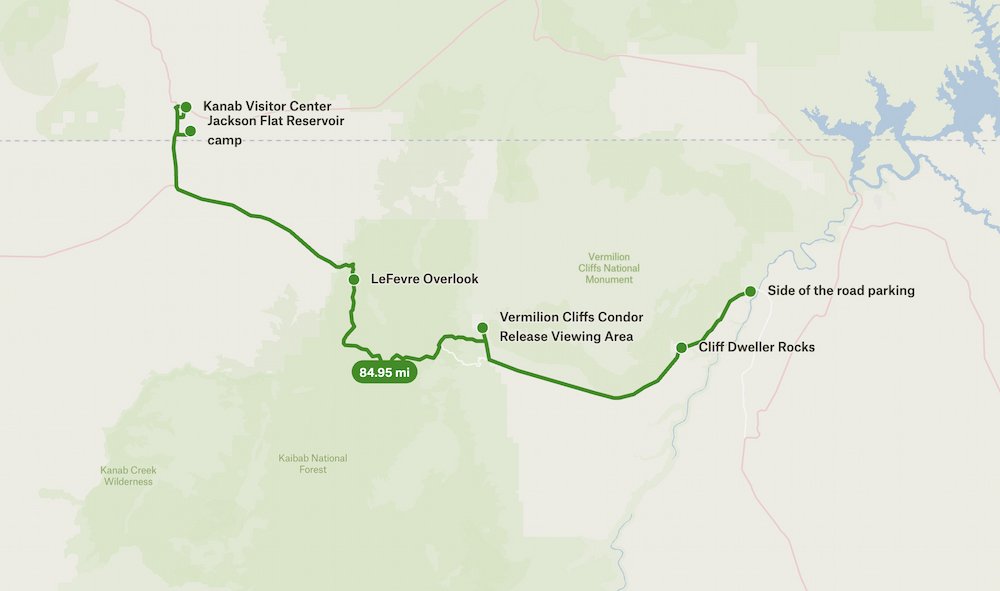 Navajo Bridge to Kanab