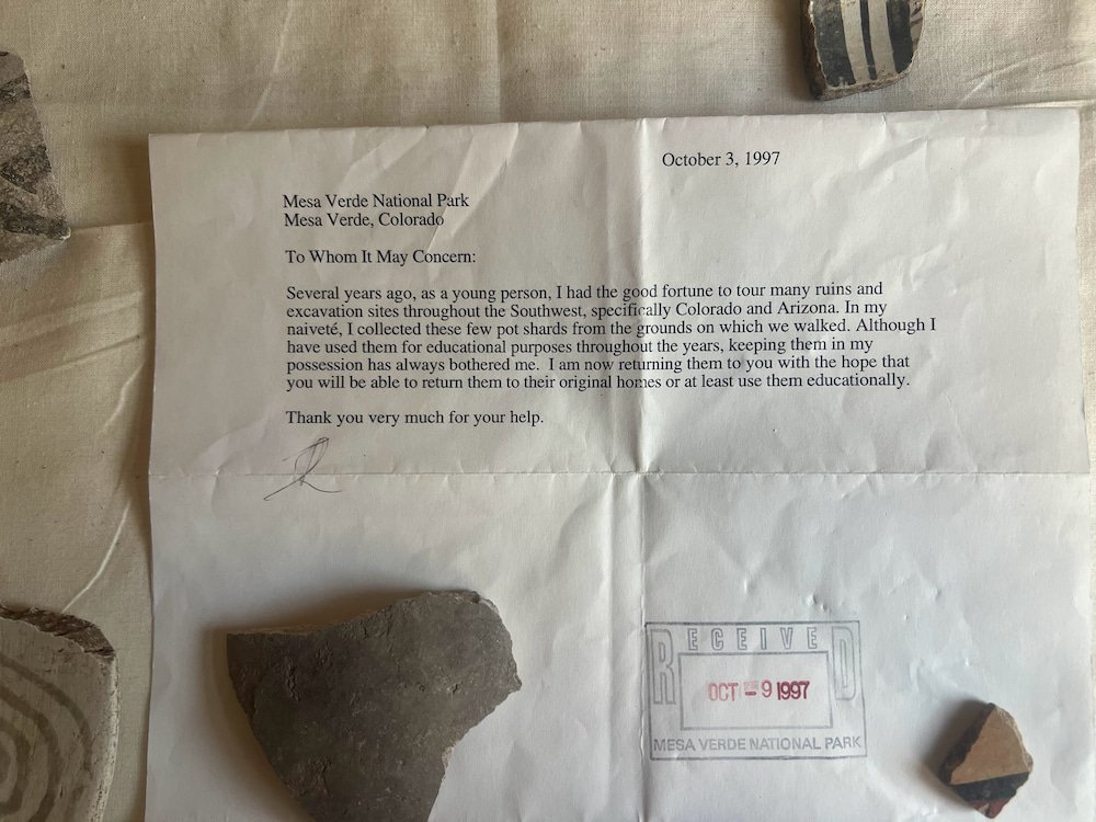 One of the letters