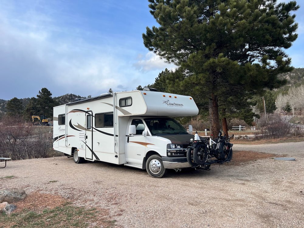 Our campsite at the RV park