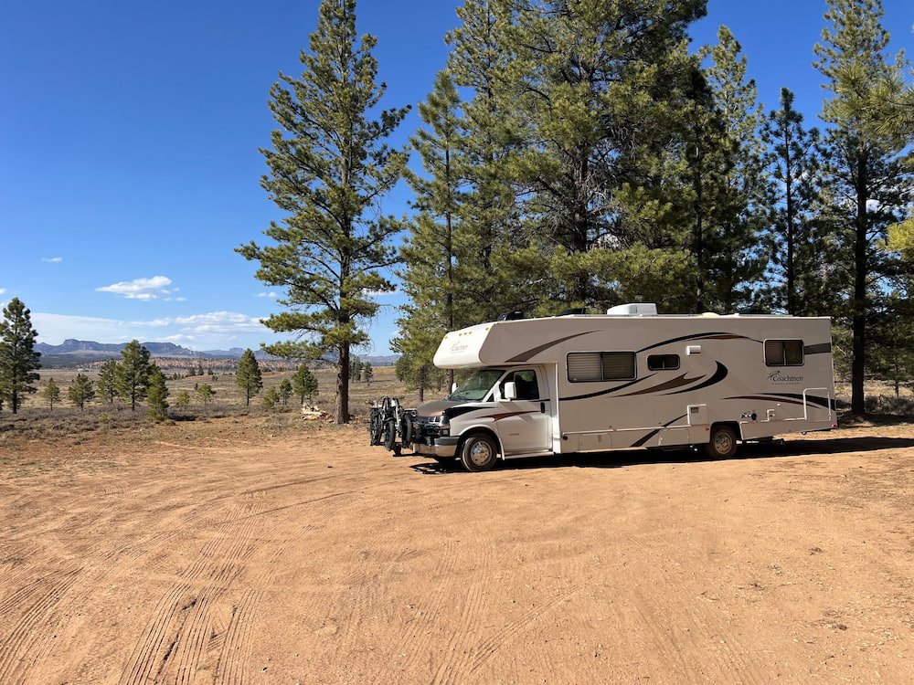 Our campsite near Bryce Canyon
