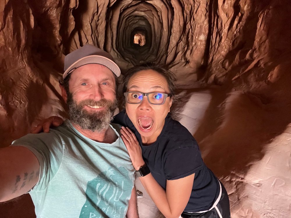 Selfie at Belly of the Dragon