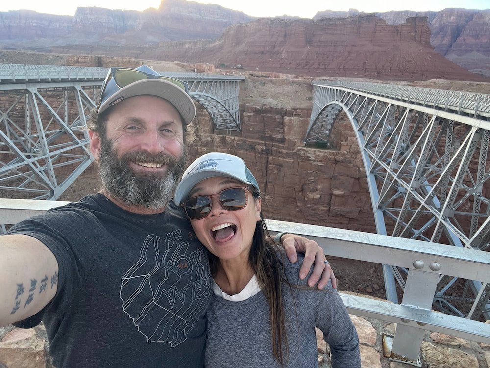 Selfie at Navajo Bridge