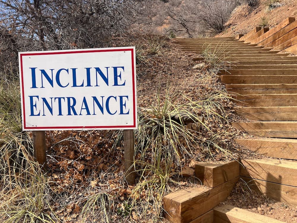The start of the Incline