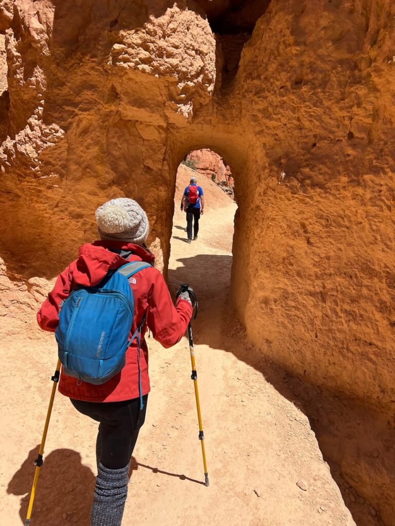 Tiny doorway through the rock