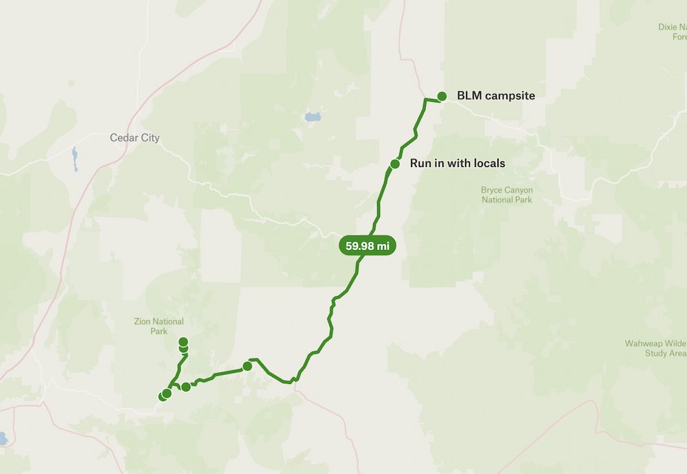 Zion to Bryce Canyon