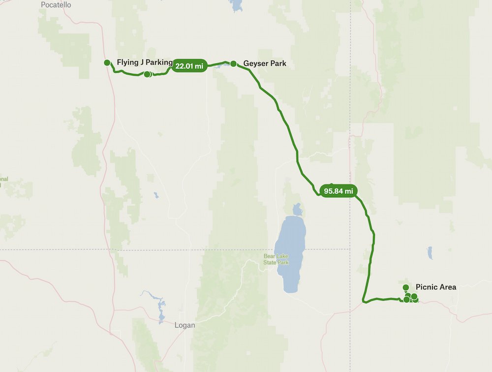 Fossil Butte to McCammon