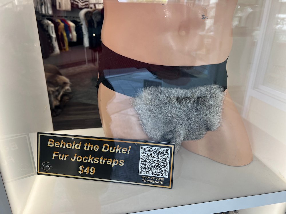 Fur jockstrap anyone