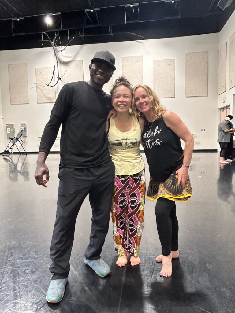 Lisette with Aly and Rosie