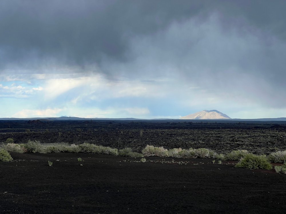Looking out over part of Craters of the Moon