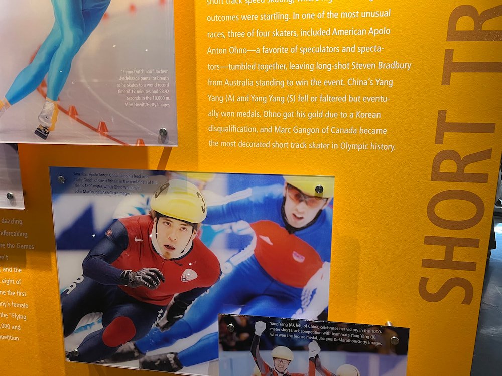 Our hero Steven Bradbury got a mention