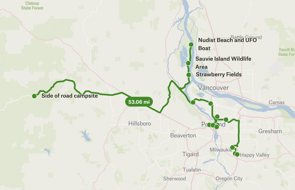 Portland to Fern Rock Creek