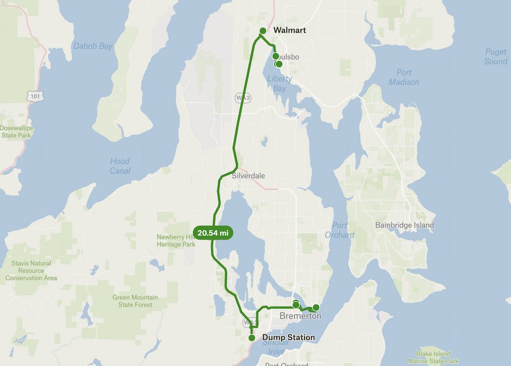 Poulsbo to Bremerton