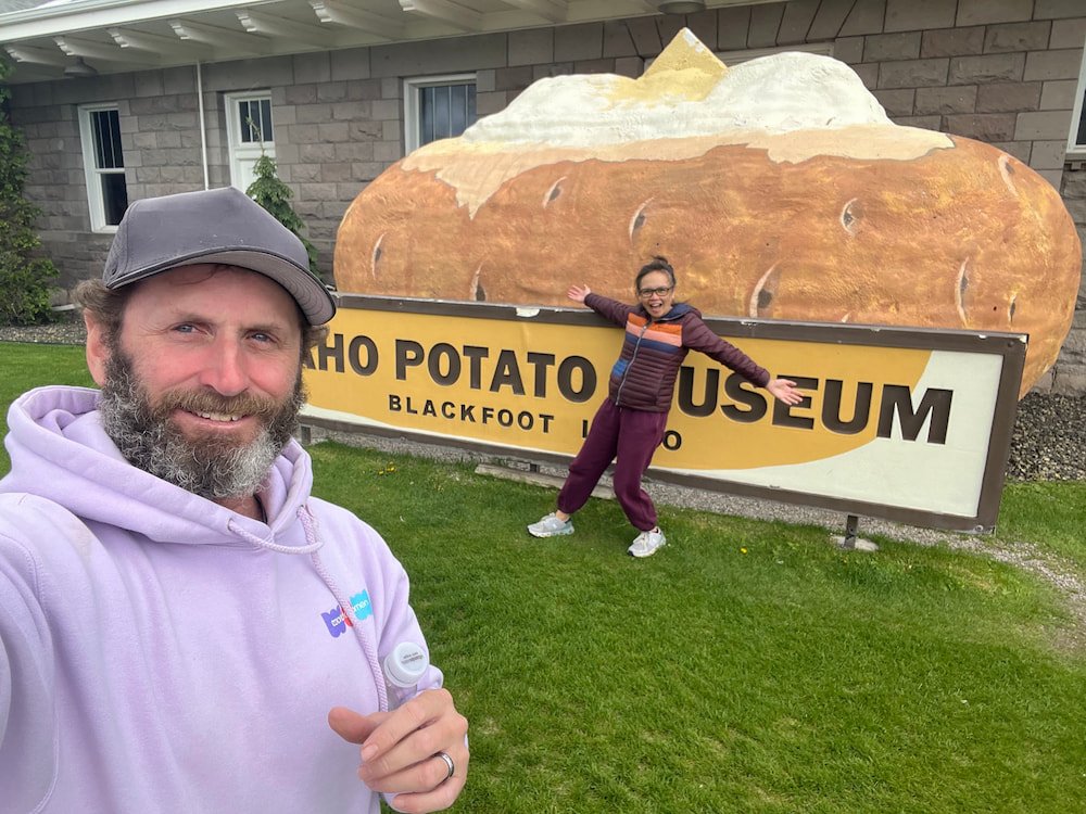 Selfie at the Potato Museum