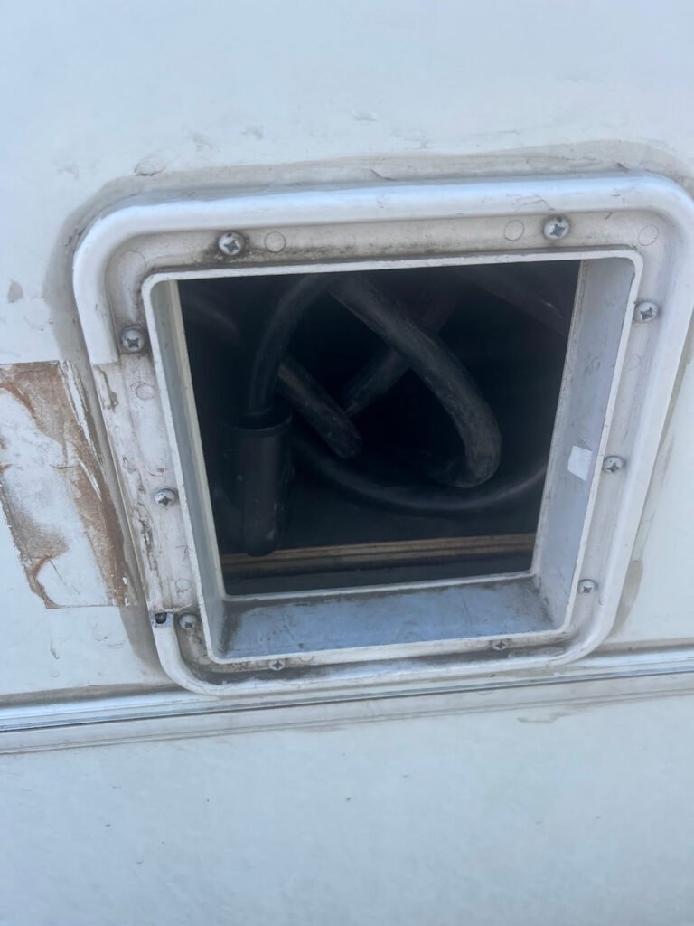 The door had fallen off