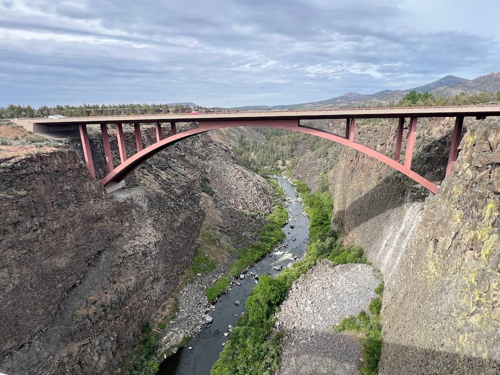 The new road bridge